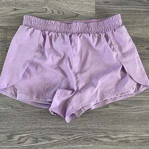 Unworn girlfriend collective running shorts